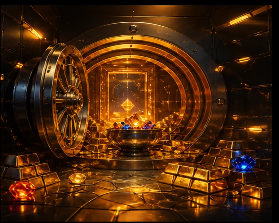 Abstrakte kosmische Kommandozentrale als visuelle Metapher für die Marvel Casino Lobby